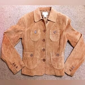 AnnTaylor LOFT vintage real suede Jacket Size 0P